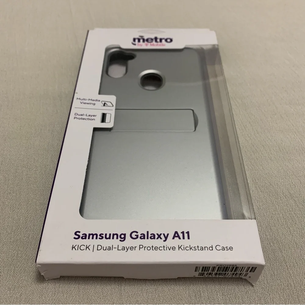 Samsung Galaxy A11 KICK | Dual-Layer Protective Kickstand Case Metro by T-Mobile